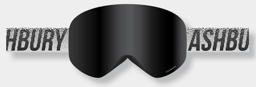 Ashbury Hornet Rio Snow Goggle with a Dark Smoke Lens and a Spare Yellow Lens