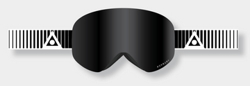 Ashbury Sonic Audio Snow Goggle with a Dark Smoke Lens and a Spare Yellow Lens