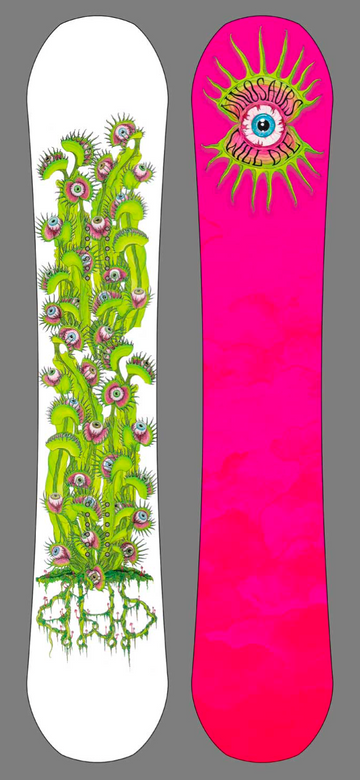 Dinosaurs Will Die (DWD) Bilbored Snowboard 2024