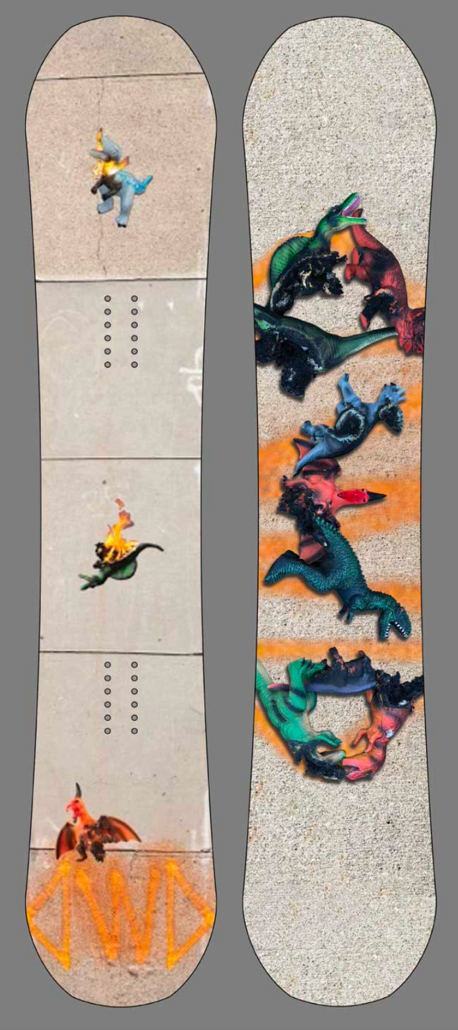 Dinosaurs Will Die (DWD) Holce Snowboard 2024 - M I L O S P O R T