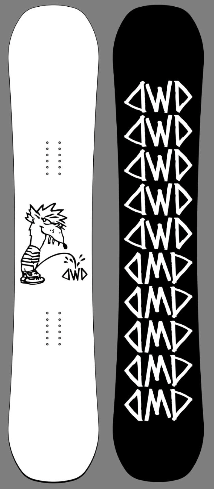 Dinosaurs Will Die (DWD) Rat Snowboard 2024 - M I L O S P O R T