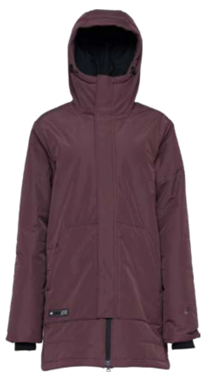 L1 Aftershock Sideline Womens Snow Jacket in Huckleberry 2024 - M I L O S P O R T