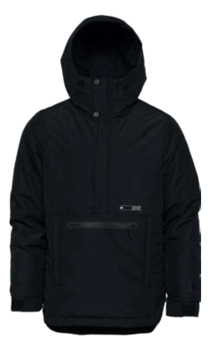 L1 Aftershock Snow Jacket in Black 2024 - M I L O S P O R T