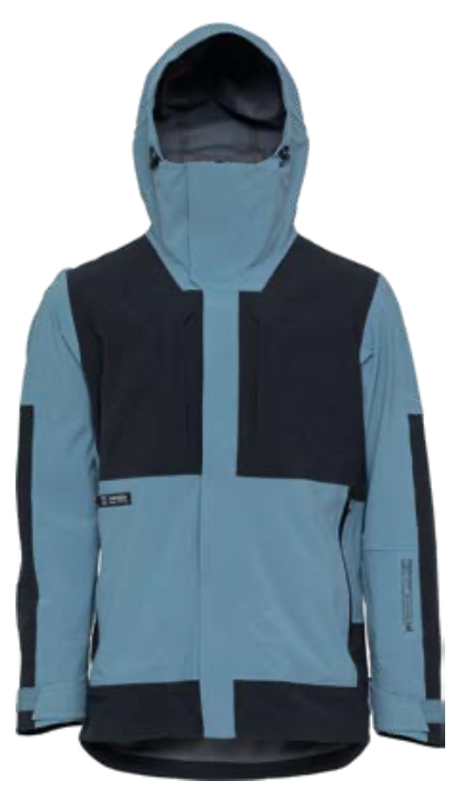 L1 Alpha Snow Jacket in Bluestone Black 2024 - M I L O S P O R T