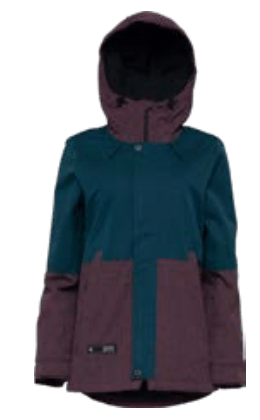 L1 Lalena Womens Snow Jacket in Abyss Huckleberry 2024 - M I L O S P O R T