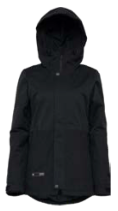 L1 Lalena Womens Snow Jacket in Black 2024 - M I L O S P O R T