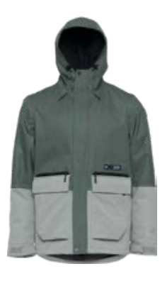 L1 Legacy Snow Jacket in Thyme Shadow 2024 - M I L O S P O R T