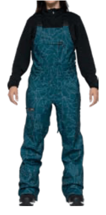 L1 Loretta Womens Snow Bib in Geo Print 2024