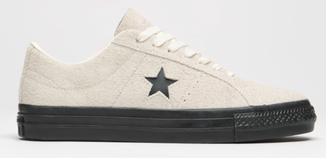 Converse One Star Pro Ox in Egret/Egret/Black - M I L O S P O R T