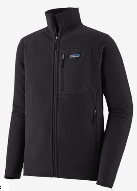 Patagonia Mens R2 Tech Face Jacket 2024 in Black - M I L O S P O R T