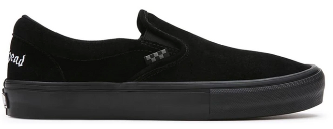 Vans Skate Slip on in Motorhead Skate Shoe in Black and Black - M I L O S P O R T
