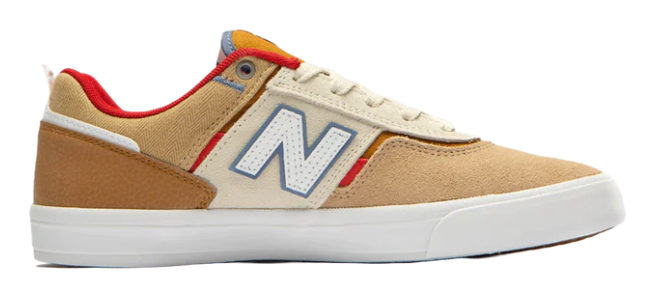 New Balance Numeric 306 Foy Skate Shoe in Brown and White - M I L O S P O R T