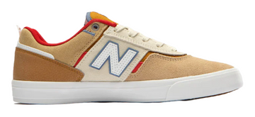 New Balance Numeric 306 Foy Skate Shoe in Brown and White