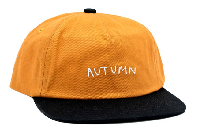 Autumn Two Tone Twill Snapback Hat in Work Brown