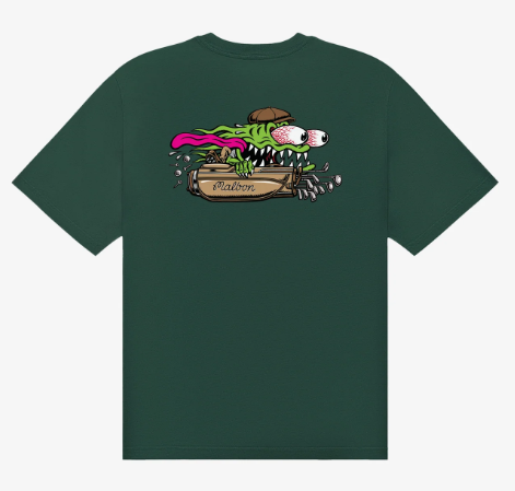 Malbon Bermuda Slasher Tee in Green