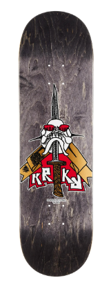 Krooked Team Skull Sword Skateboard Deck