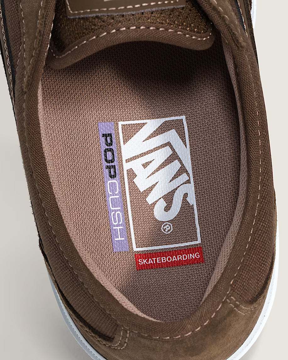 Vans Skate Curren Caples shoes in vintage cocoa color with skate-inspired design and durable construction.