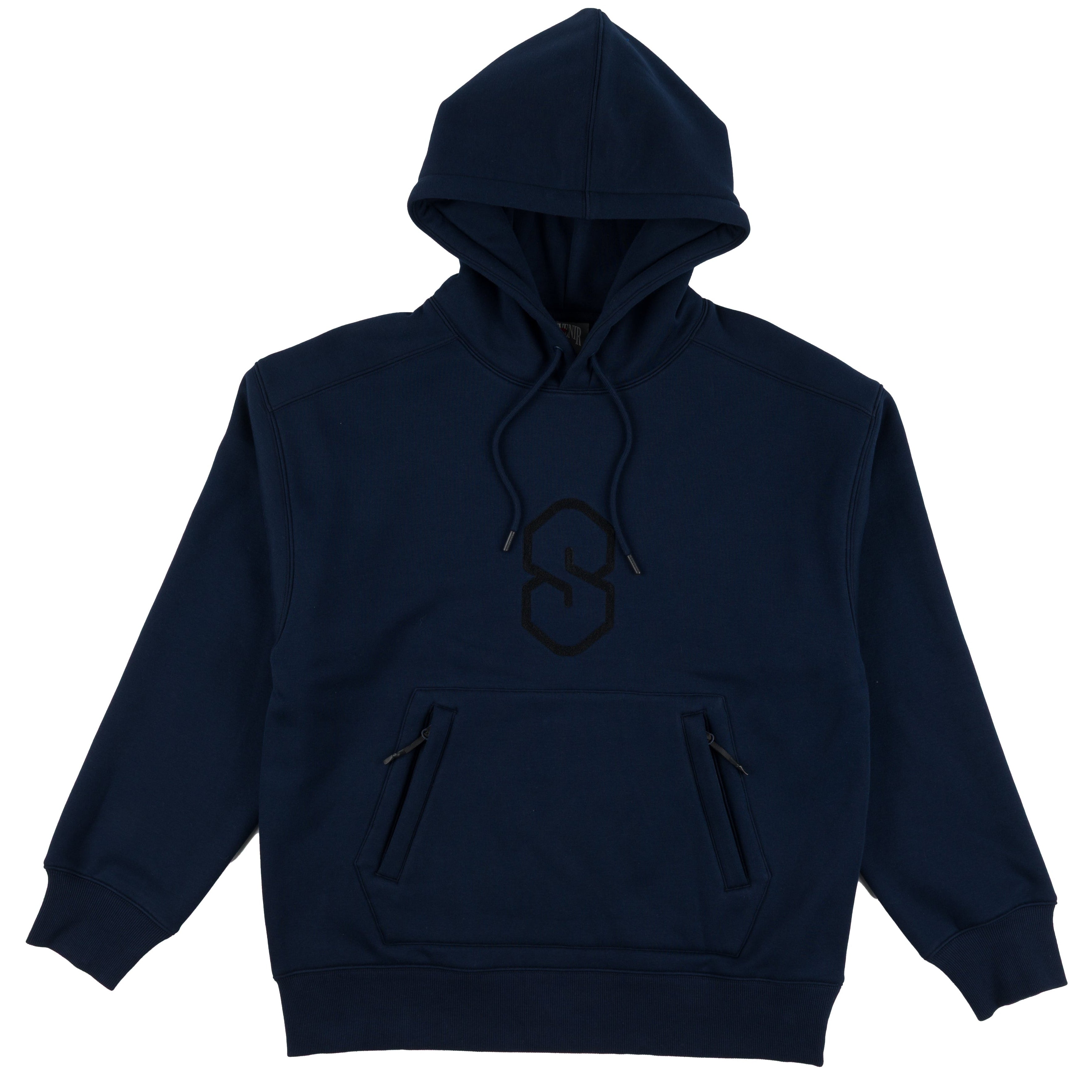 Souvenir Dwr Tech Hoody 2027, unisex sweatshirt with logo print, black fabric, casual style, comfortable fit for men and women.