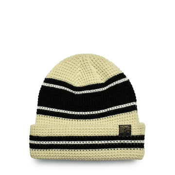 Howl Stripe Beanie in Bone 2024