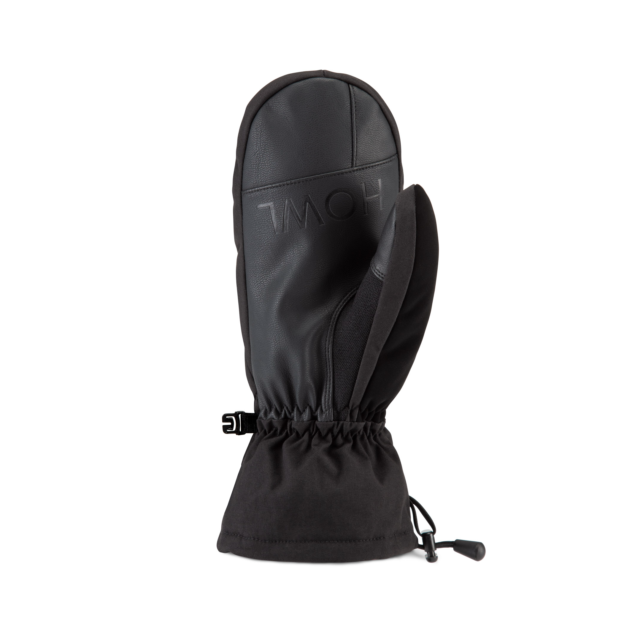 Back view of Howl Youth Team Mitt 2027 in black, designed for men's and women's team sports, showcasing durable mitt construction.