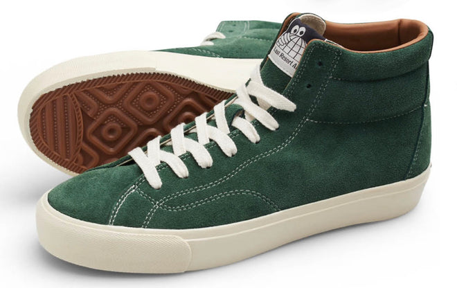 Last Resort VM003 HI Suede Shoe in Elm Green and White - M I L O S P O R T