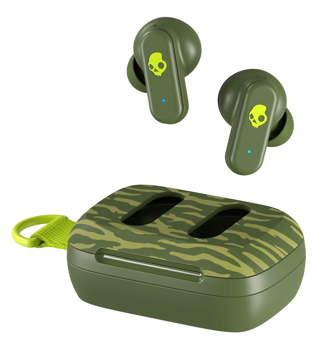 Skullcandy Dime 3 Ear Bud in Acid Dark Moss - M I L O S P O R T