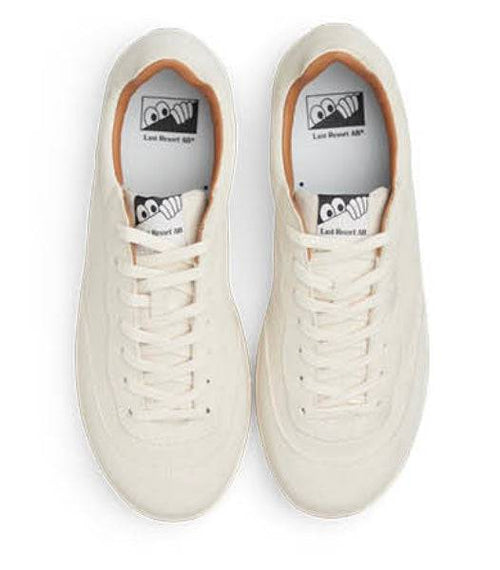 Last Resort CM001 LO Suede Shoe in White and White - M I L O S P O R T