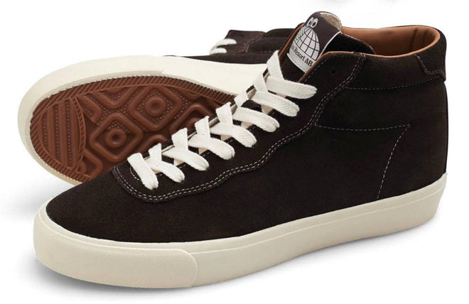 Last Resort VM001 HI Suede Shoe in Coffee Bean and White - M I L O S P O R T