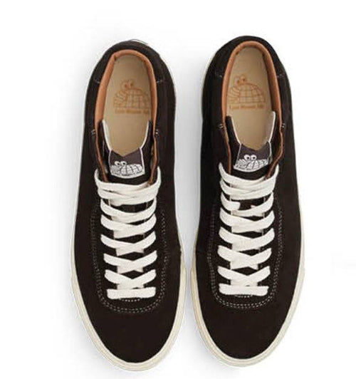 Last Resort VM001 HI Suede Shoe in Coffee Bean and White - M I L O S P O R T