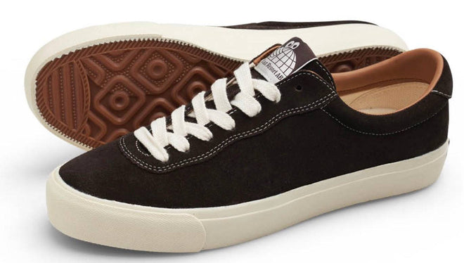 Last Resort VM001 LO Suede Shoe in Coffee Bean and White - M I L O S P O R T
