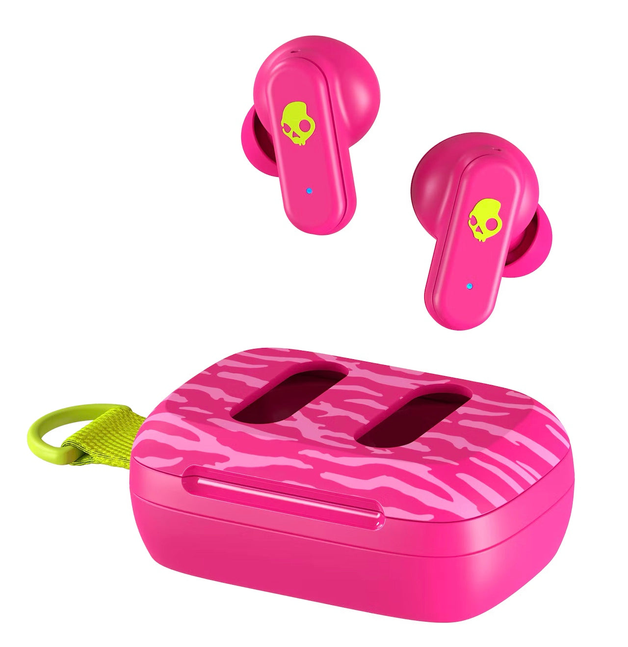 Skullcandy Dime 3 Ear Bud in Acid Hot Pink - M I L O S P O R T