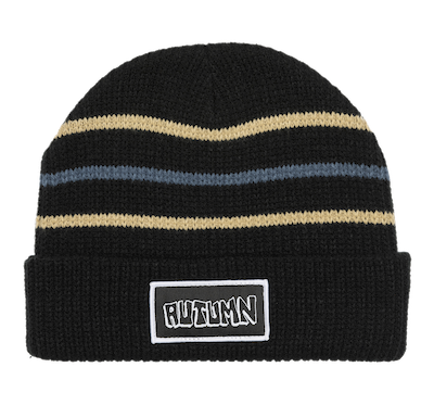 Autumn Vintage Beanie in Black 2024 - M I L O S P O R T