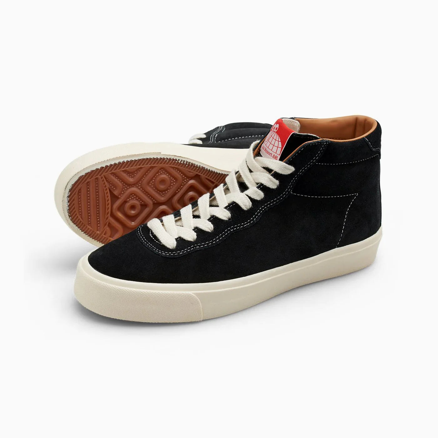 Last Resort VM001 Suede Hi Skate Shoe in Black and White