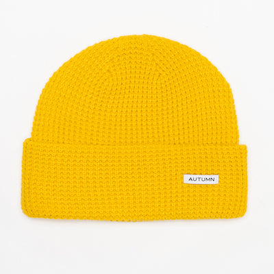 Autumn Waffle Beanie in Butterscotch 2024