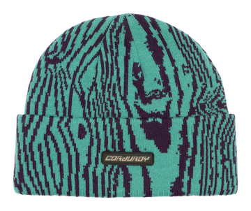 Corduroy Warpwood Beanie in Teal 2024