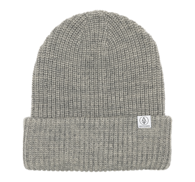 Autumn Wharf R Sustainable Beanie in Grey 2024 - M I L O S P O R T