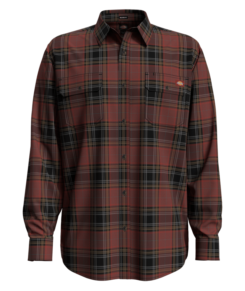 Dickies Long Sleeve Flex Flannel Shirt - M I L O S P O R T