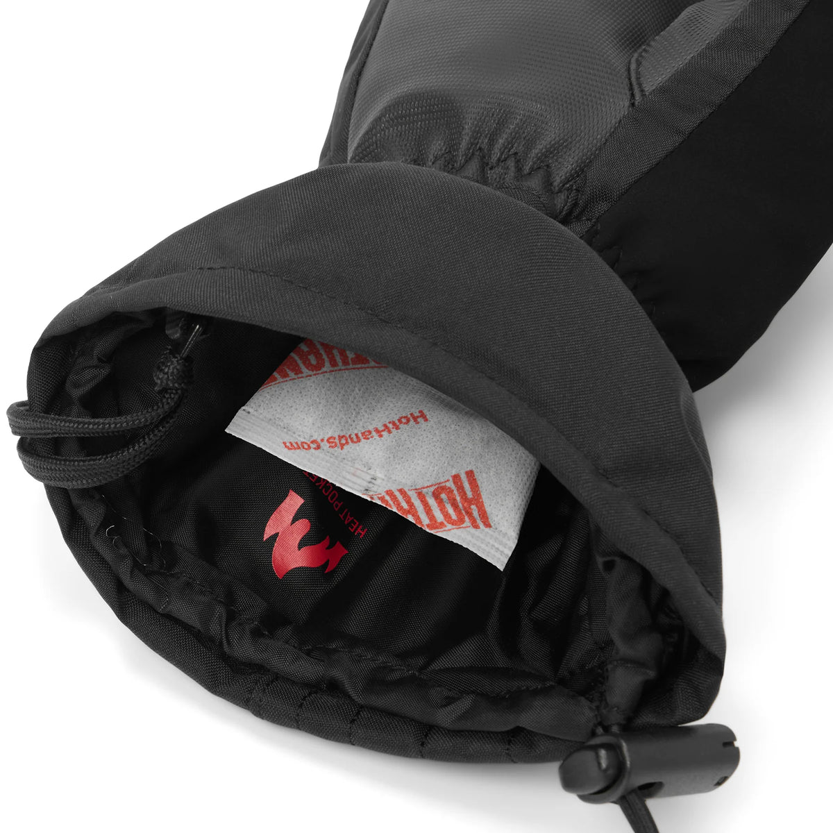 Black Dakine Women's Camino 2.0 Mitts, insulated winter gloves with a snug fit and durable design for cold weather.