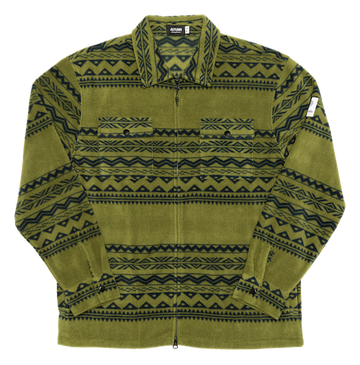 Autumn Work Shirt Zip Fleece in Nordic Stripe 2024