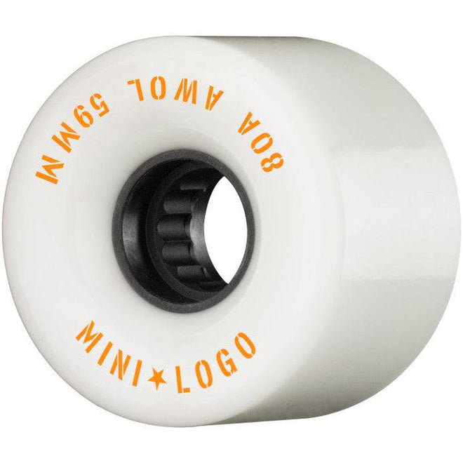 Mini Logo AWOL Skate Wheels 80a in White 59mm - M I L O S P O R T