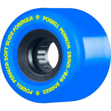 Powell Peralta Soft Slides Skateboard Wheels 82a in Blue