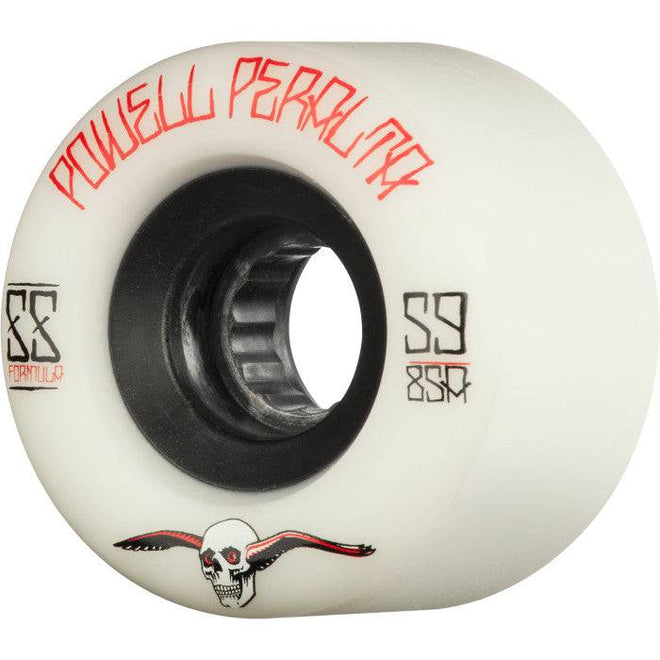 Powell Peralta G Slides 59mm Skate Wheel in White - M I L O S P O R T