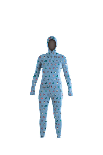 Airblaster Classic Womens Ninja Suit in Mist Camp Print