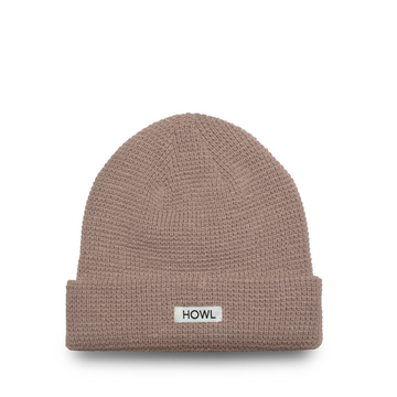 Howl Waffle Beanie in Pink 2024