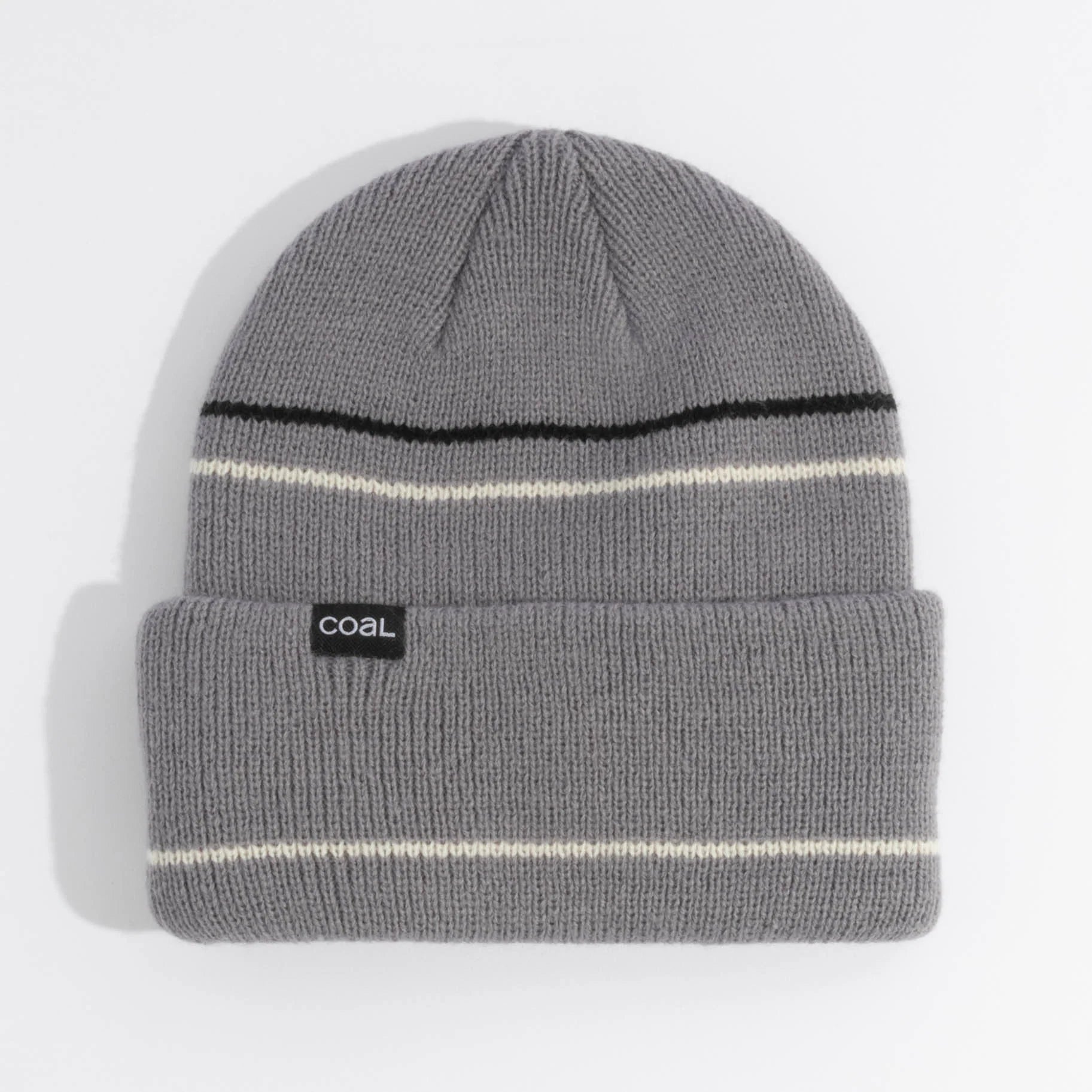 Coal Wayne Beanie in Grey and Black
