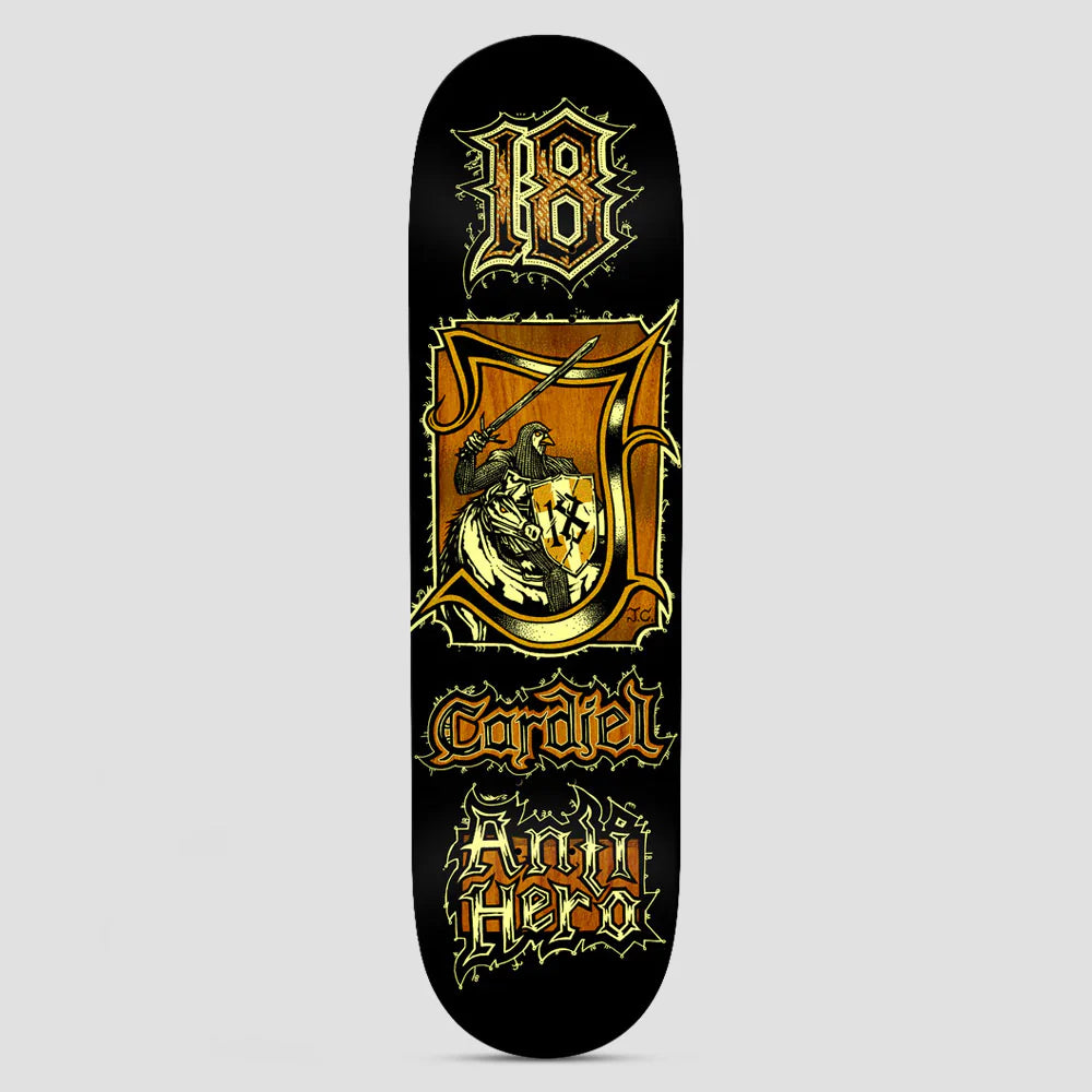 Antihero Cardiel Medieval Skateboard Deck in 8.62 - M I L O S P O R T