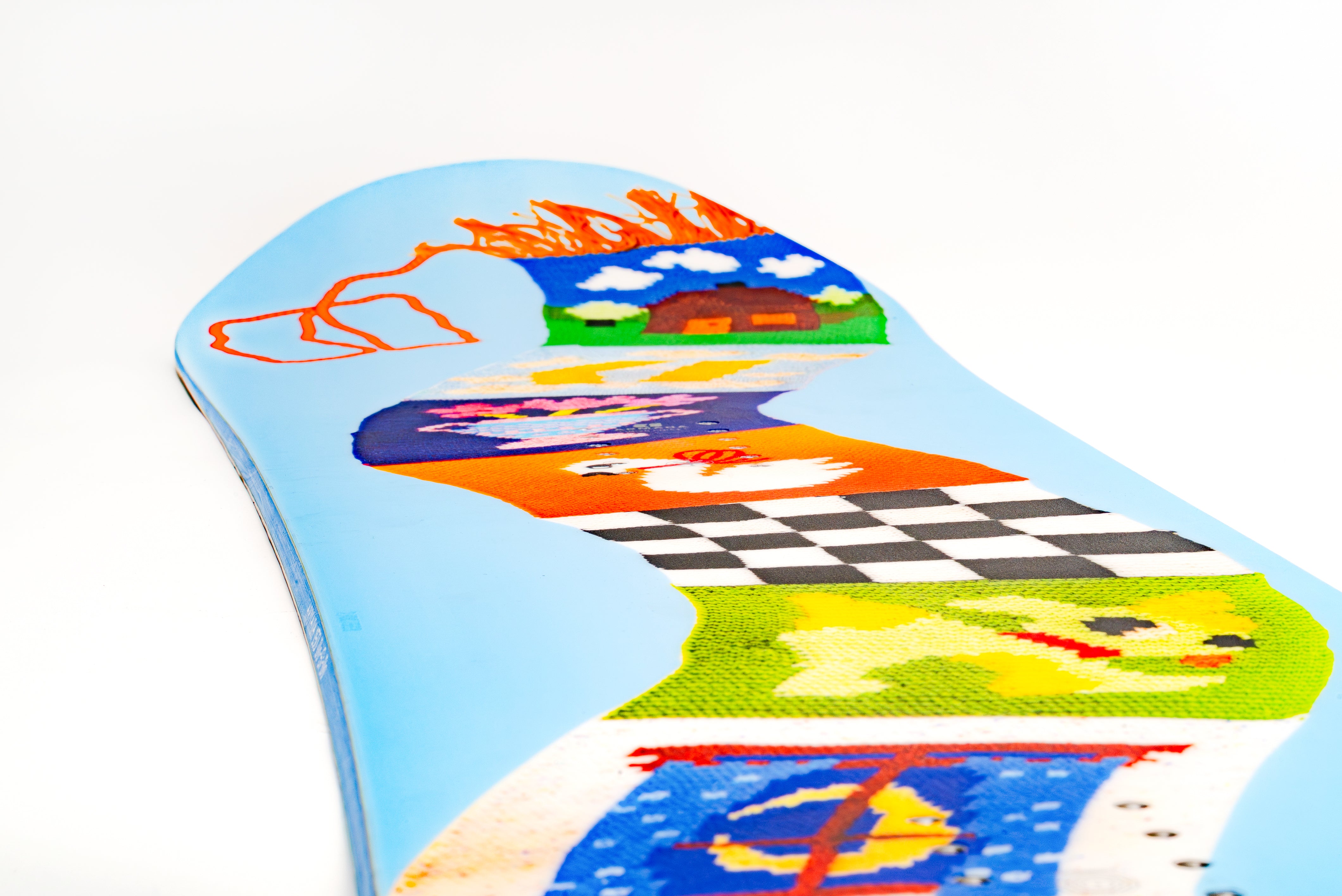 Armada Do Si Do women's snowboard with colorful topsheet and graphic design, ideal for winter snowboarding adventures.