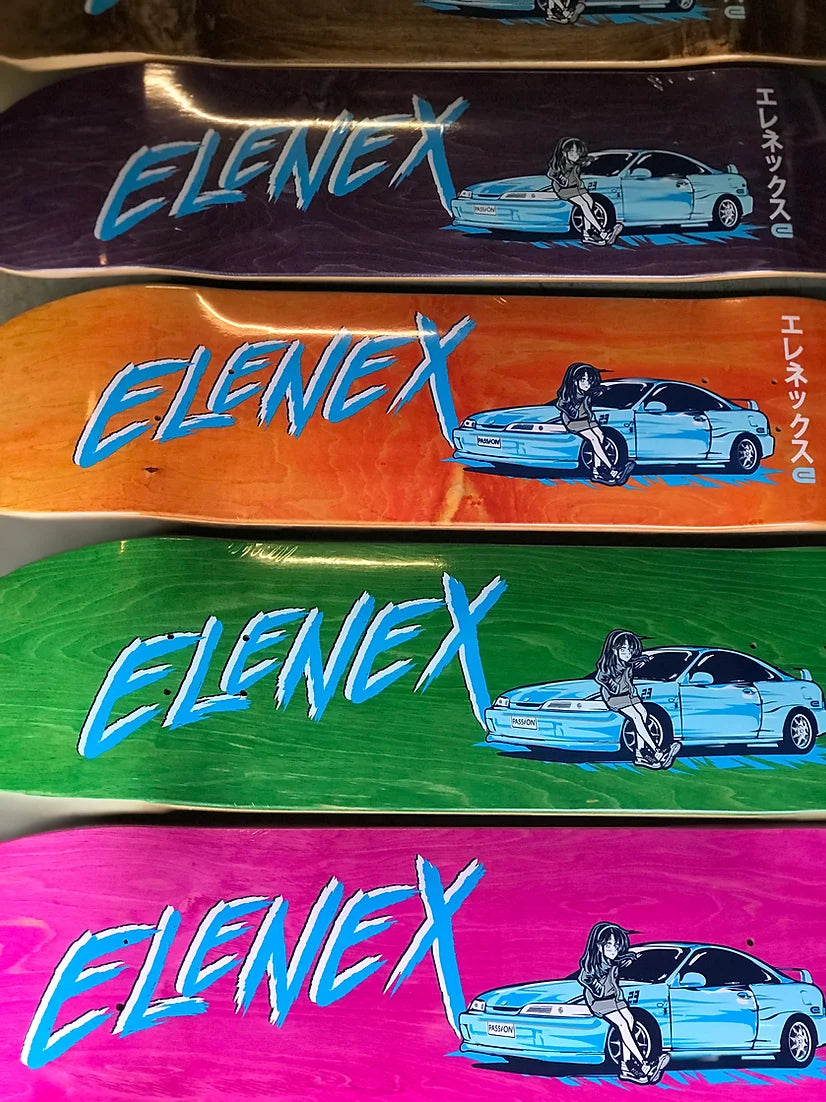 Elenex Passion Girl Skateboard Deck in Assorted Stains - M I L O S P O R T