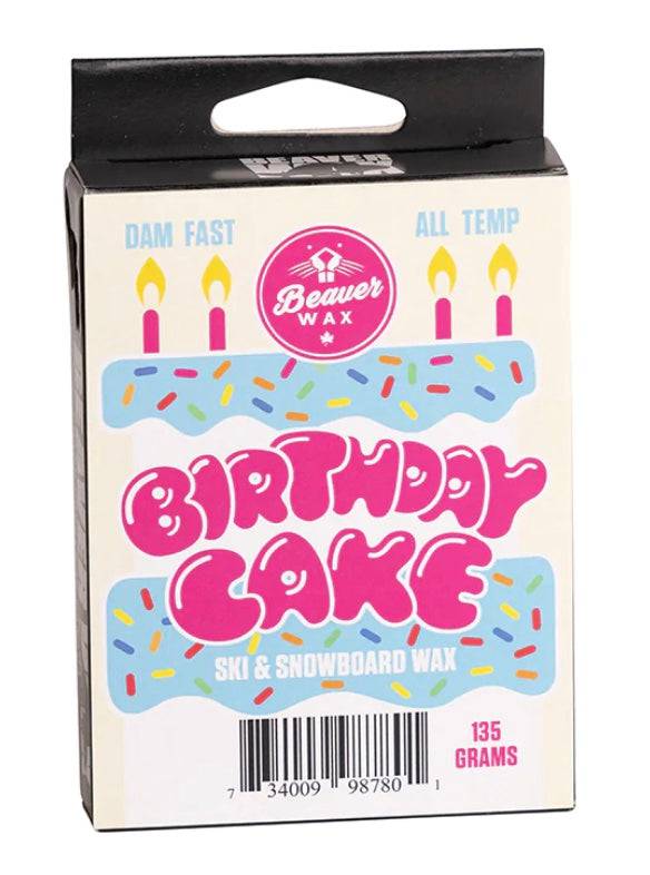 Beaver Wax Birthday Cake Scented Snowboard Wax - M I L O S P O R T