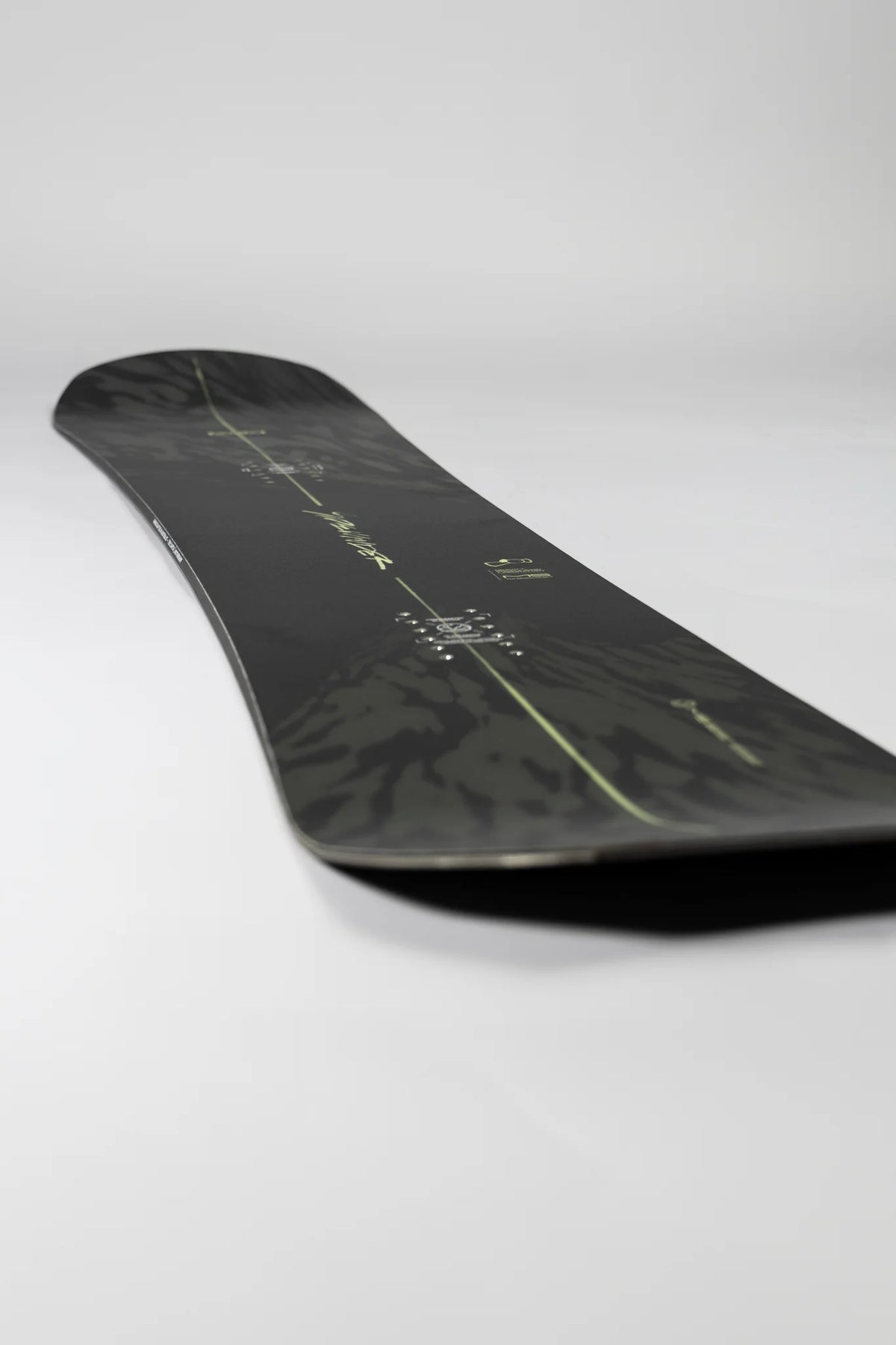 Capita Sidewinder snowboard for 2027, featuring a sleek snowboarding design with a modern graphic on the board.